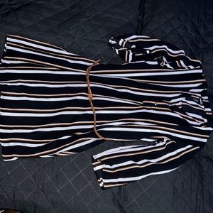 Medium black stripped dress